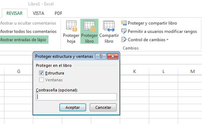 Proteger un libro en Excel 2013
